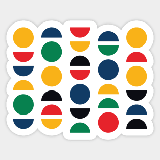 80s abstract pattern - 2 Sticker